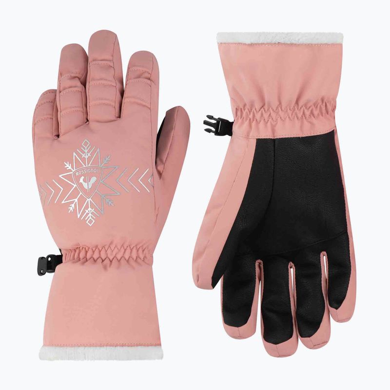 Guanti da sci Rossignol da donna Perfy G cooper rosa 5