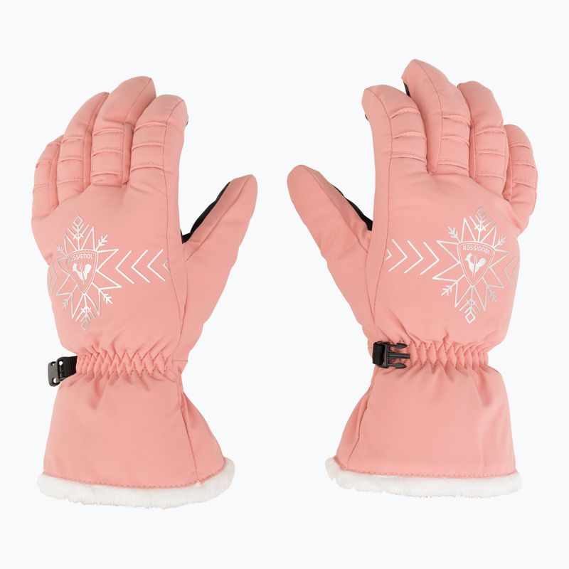 Guanti da sci Rossignol da donna Perfy G cooper rosa 3