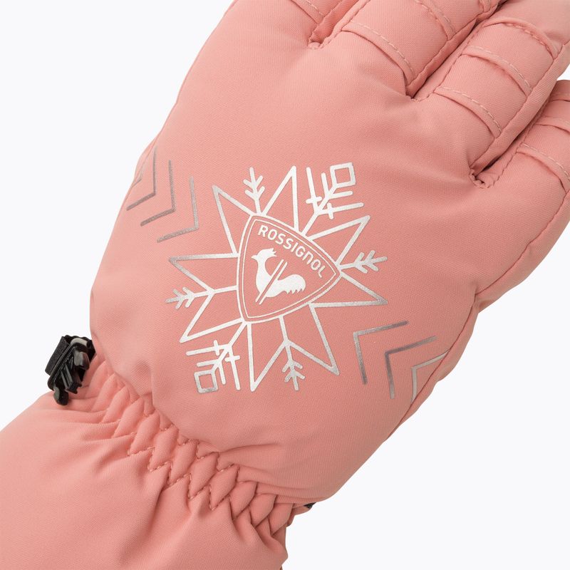 Guanti da sci Rossignol da donna Perfy G cooper rosa 4