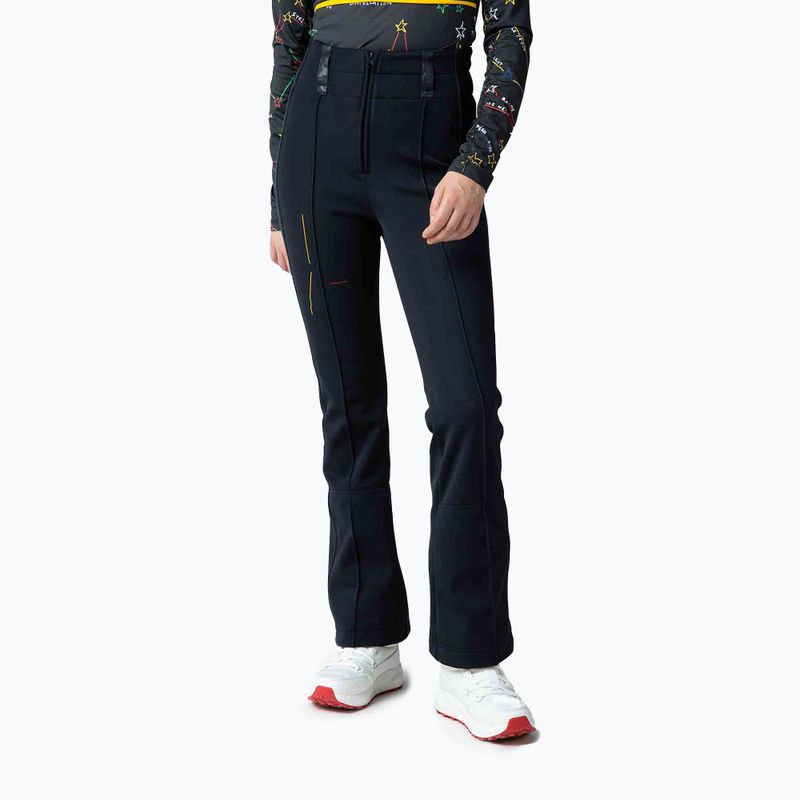 Pantaloni da sci da donna Rossignol Sirius Soft Shell nero 2