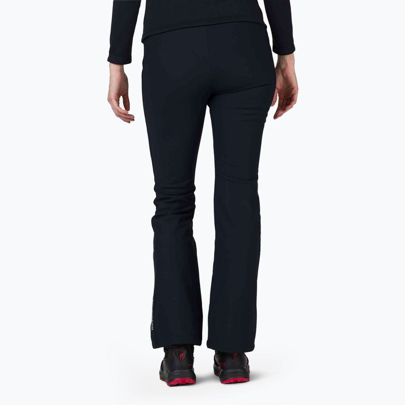 Pantaloni da sci Rossignol Resort Softshell da donna, nero 3