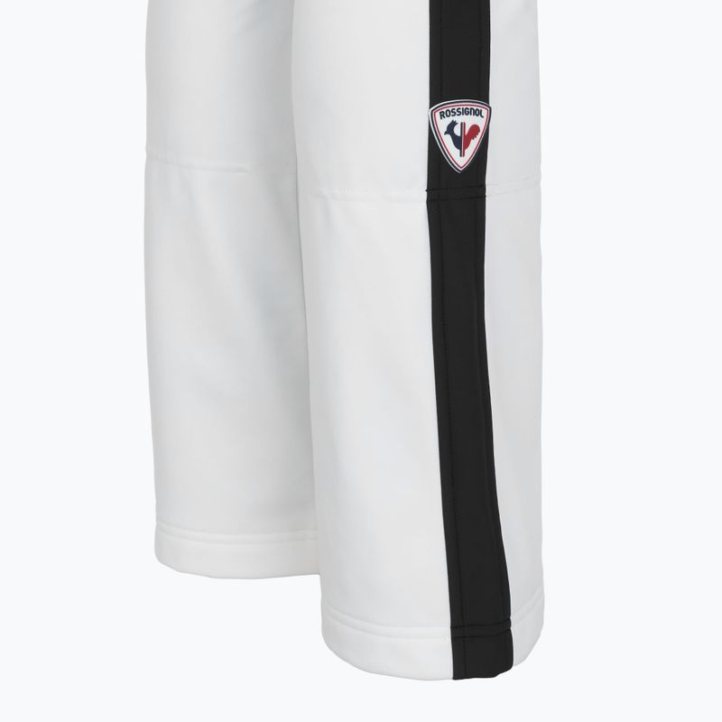 Pantaloni da sci Rossignol Resort Softshell da donna, bianco 8