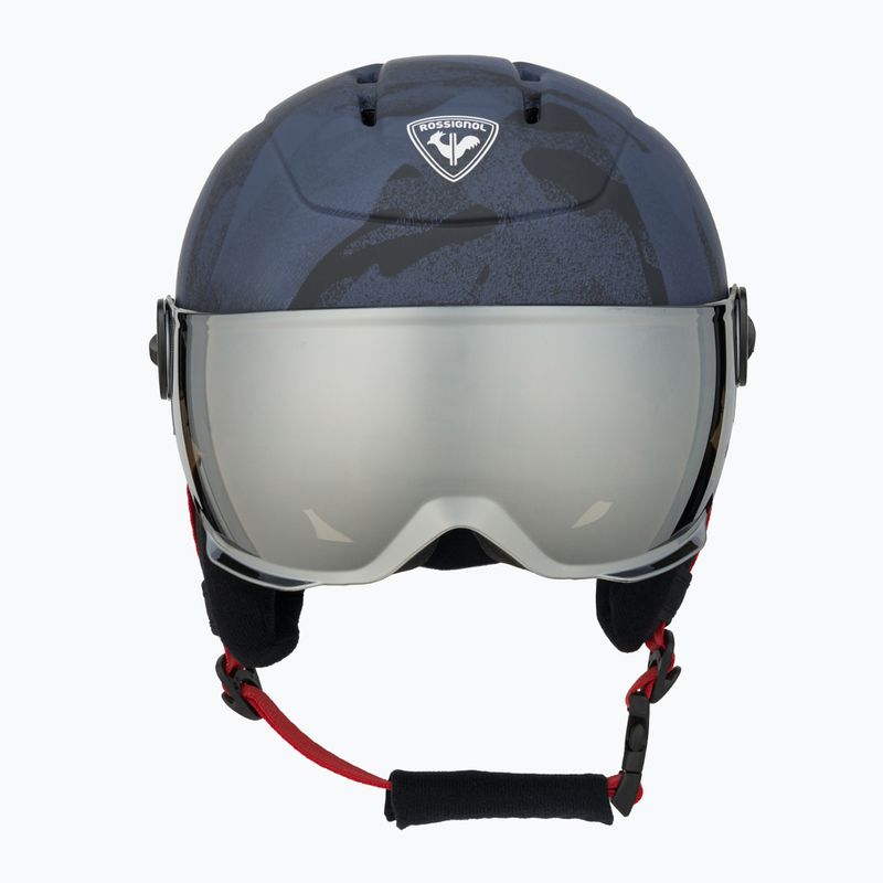 Rossignol Casco da sci per bambini Whoopee Visor Impacts blu scuro 2