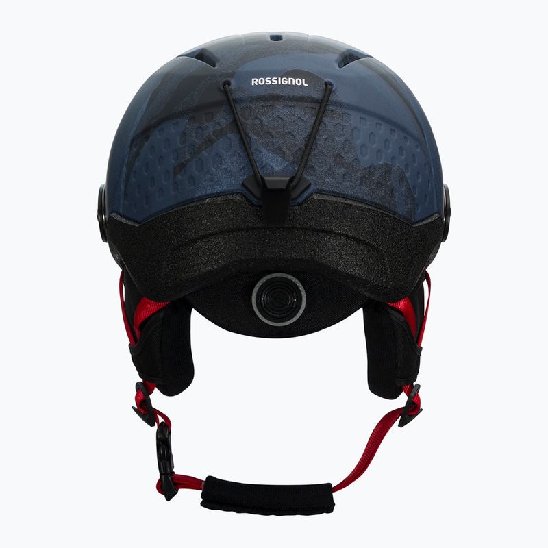 Rossignol Casco da sci per bambini Whoopee Visor Impacts blu scuro 10