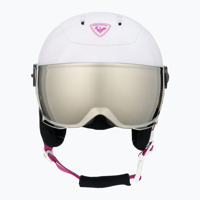 Rossignol Casco da sci per bambini Whoopee Visor Impacts bianco 2