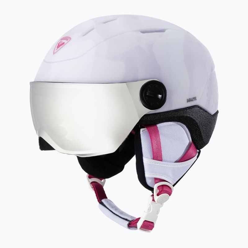 Rossignol Casco da sci per bambini Whoopee Visor Impacts bianco 6