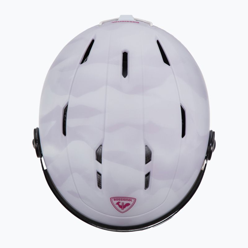 Rossignol Casco da sci per bambini Whoopee Visor Impacts bianco 9