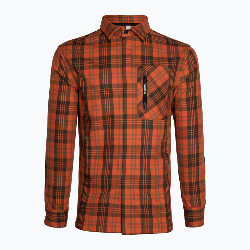 Camicia di flanella Rossignol da uomo tan 8