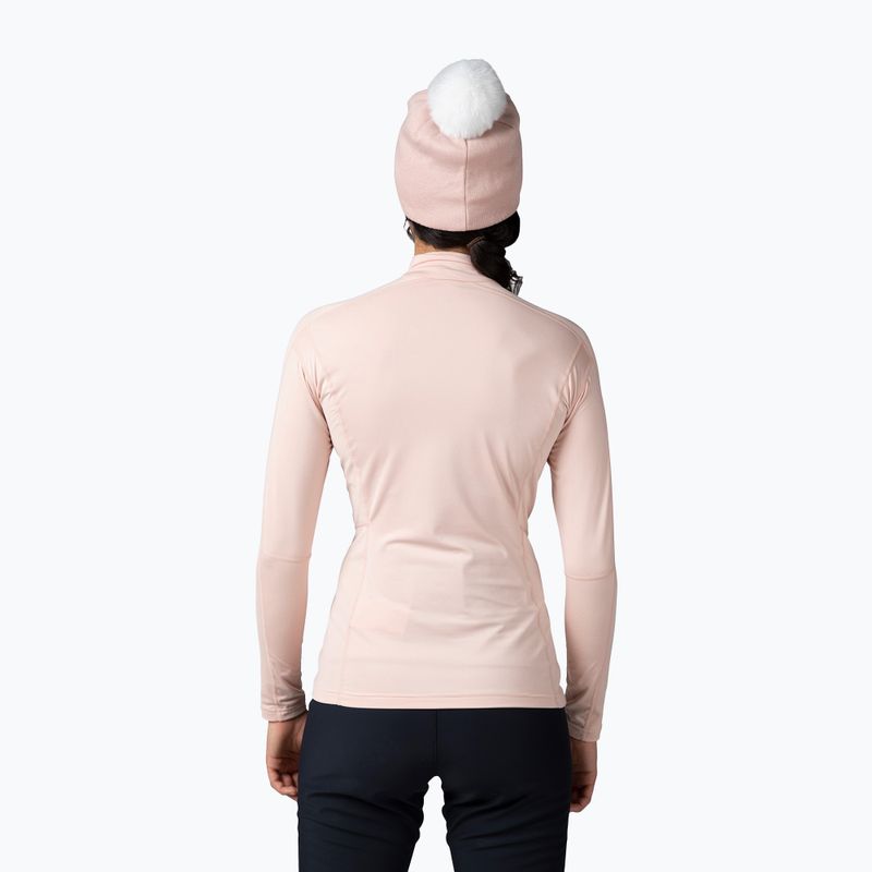 Rossignol Classique 1/2 Zip rosa cipria donna a maniche lunghe termiche 2