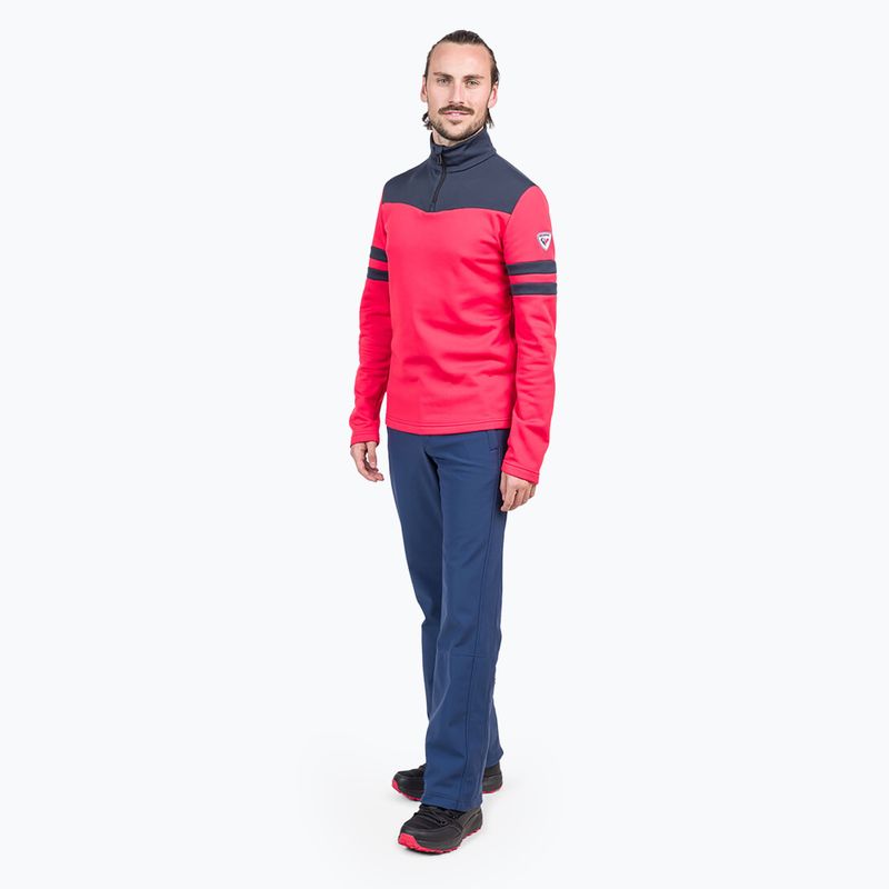 Rossignol Resort 1/2 Zip sport uomo manica lunga termica rossa 3