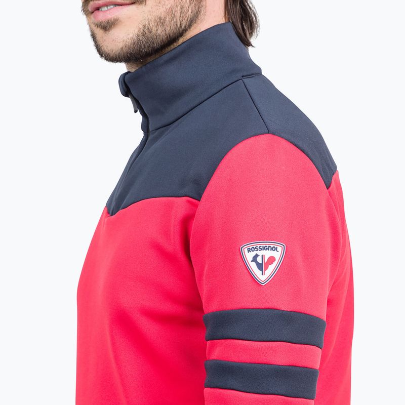 Rossignol Resort 1/2 Zip sport uomo manica lunga termica rossa 6