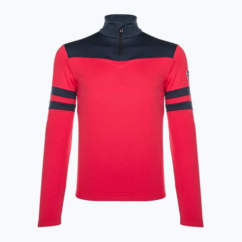 Rossignol Resort 1/2 Zip sport uomo manica lunga termica rossa 7