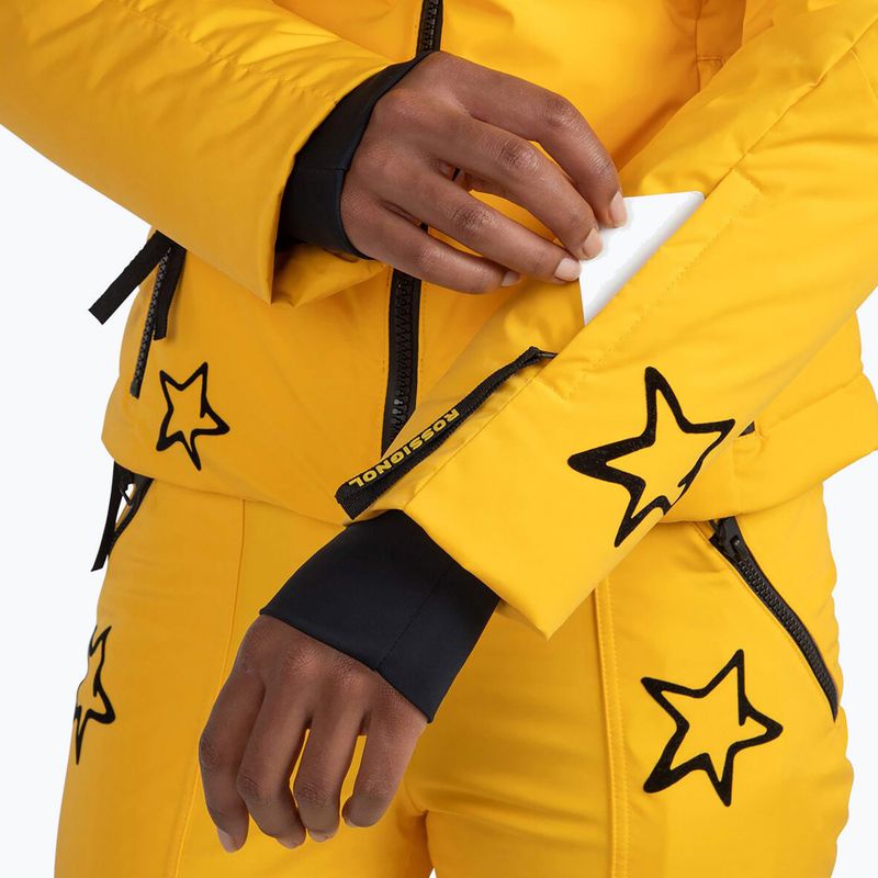 Giacca da sci donna Rossignol Stellar Down giallo 6