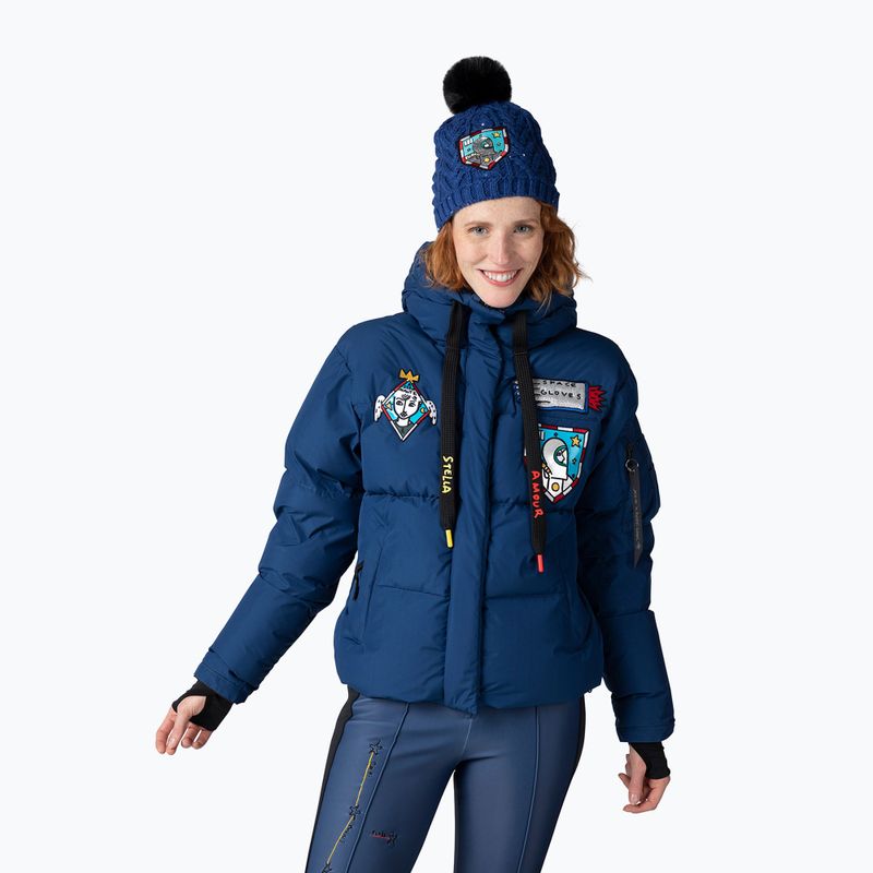 Giacca da sci donna Rossignol Modul Down Bomber blu cosmico