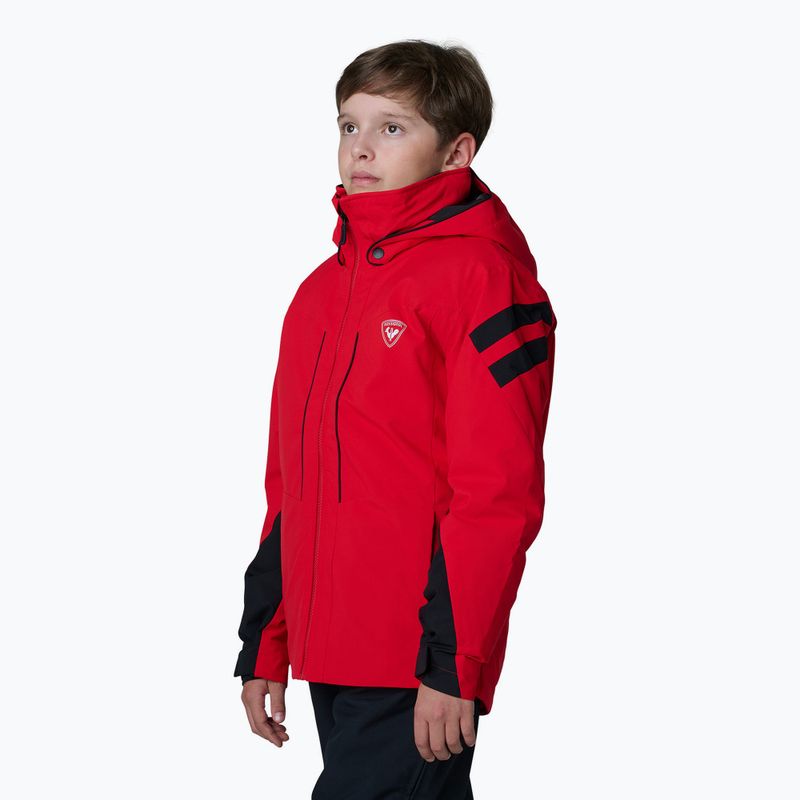 Rossignol Boy Ski sport giacca da sci rossa per bambini 3