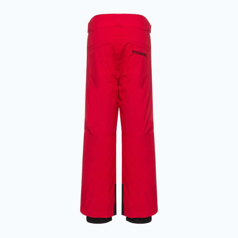 Rossignol Boy Ski sport pantaloni da sci rossi per bambini 5