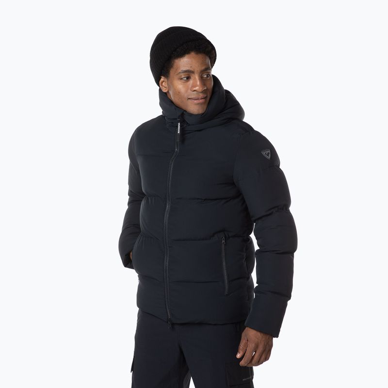 Piumino da uomo Rossignol Tech Stretch Hoodie nero