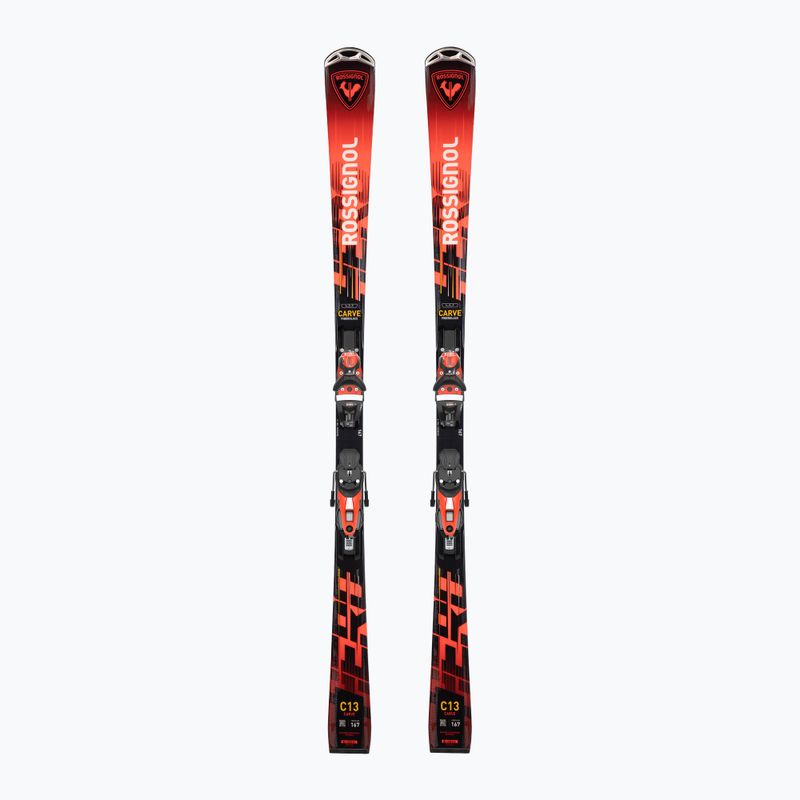 Sci da discesa Rossignol Hero Carve K + attacco NX 12 Konect GW