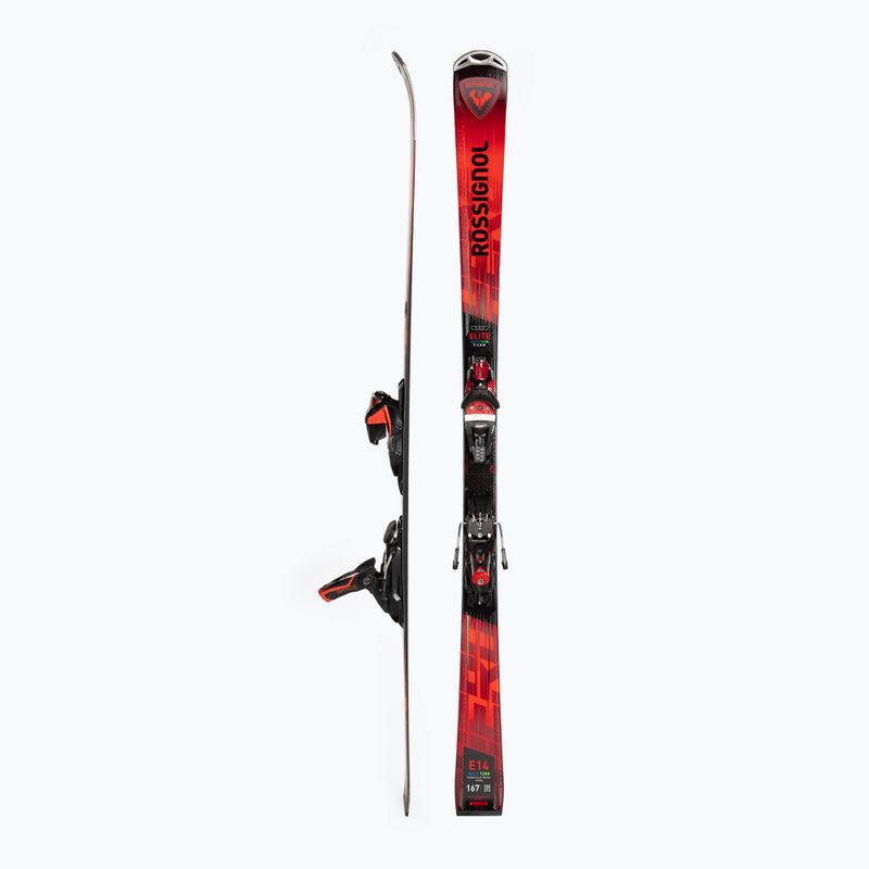 Sci da discesa Rossignol Hero Elite MT TI CAM K + attacchi SPX12 nero/rosso 2