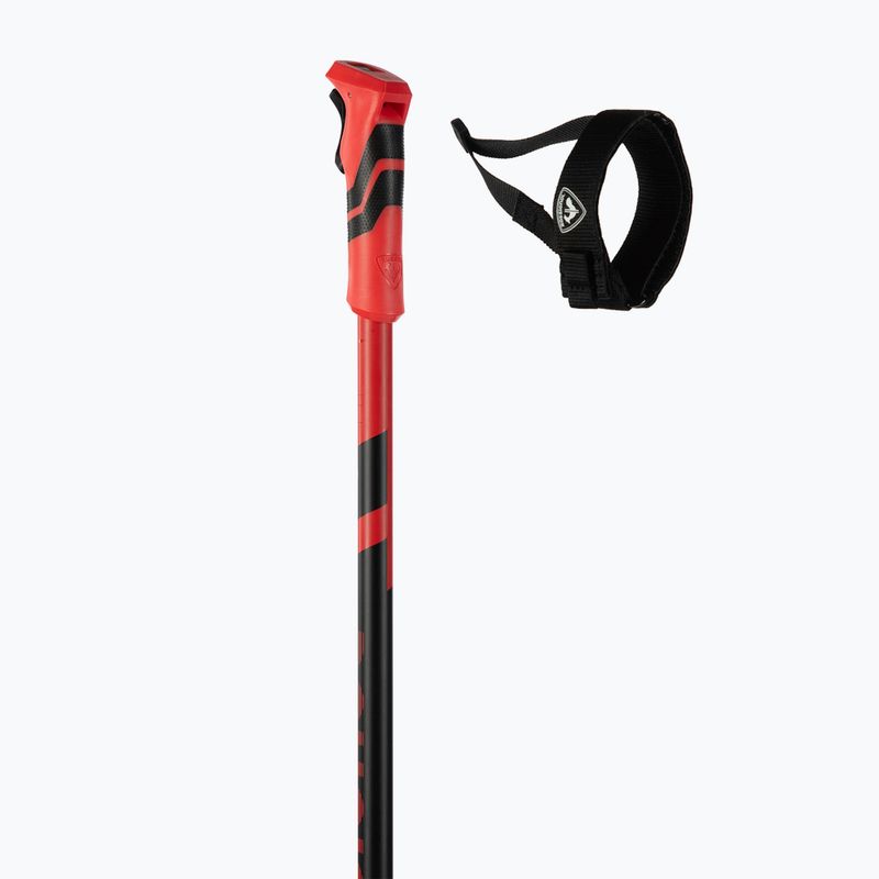 Bastoncini da sci Rossignol Tactic Clip nero/rosso 8