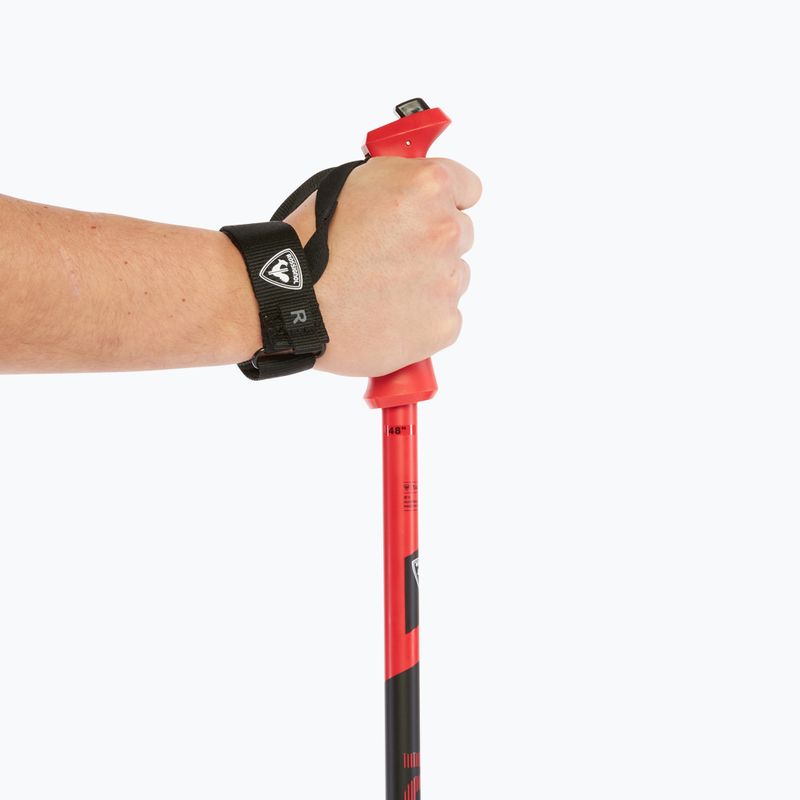 Bastoncini da sci Rossignol Tactic Clip nero/rosso 6