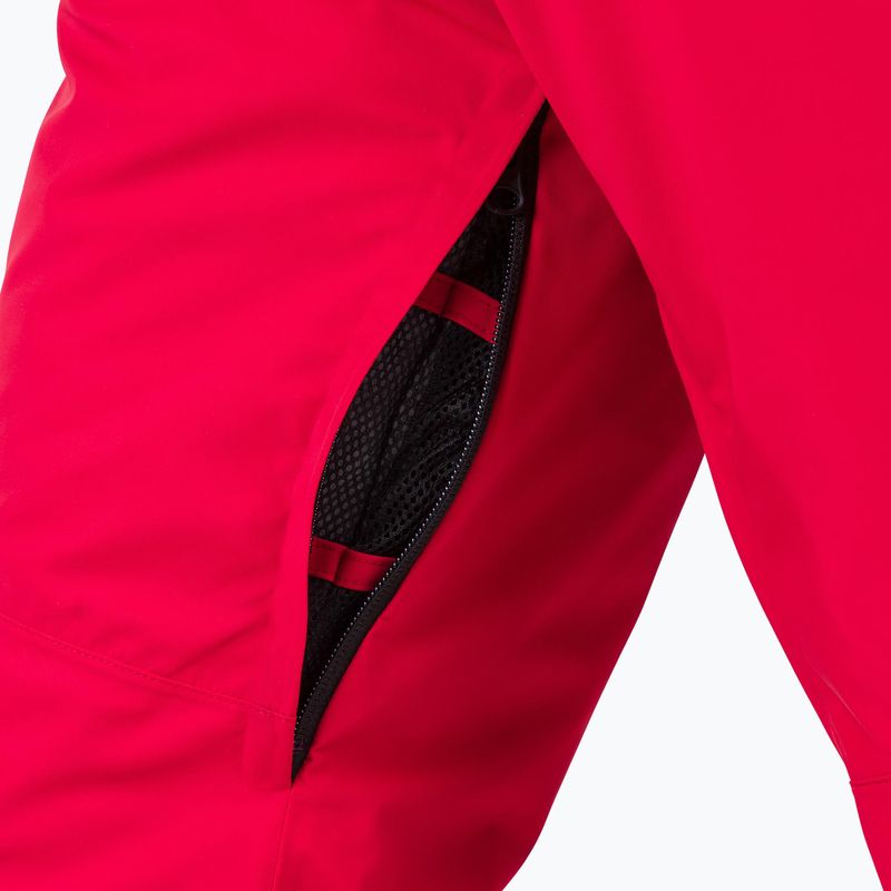 Pantaloni da sci sportivi Rossignol Diretta da uomo, rosso 7