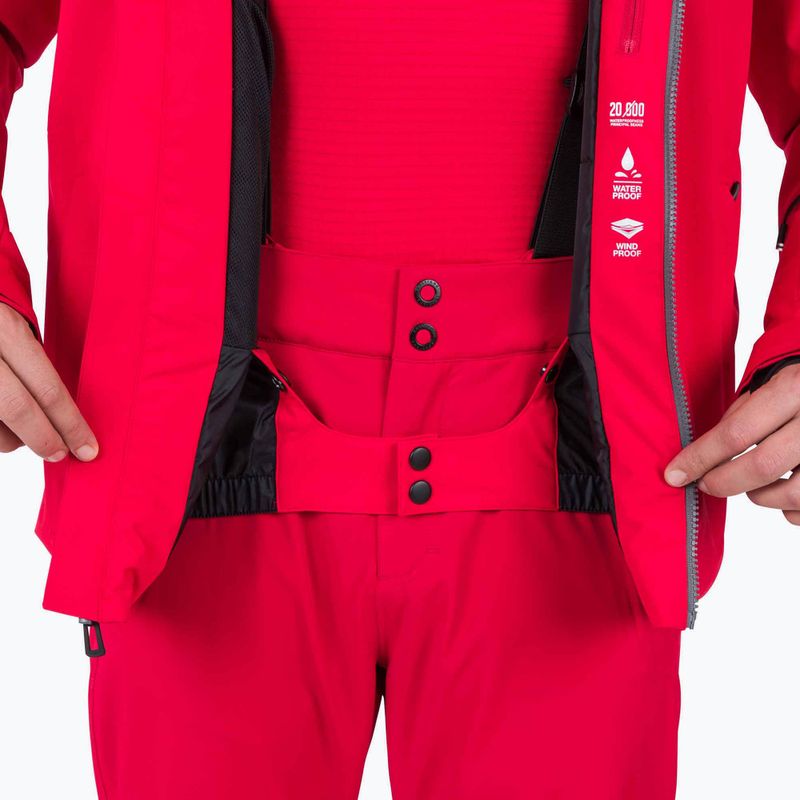 Giacca da sci sportiva Rossignol Strawpile uomo rosso 10