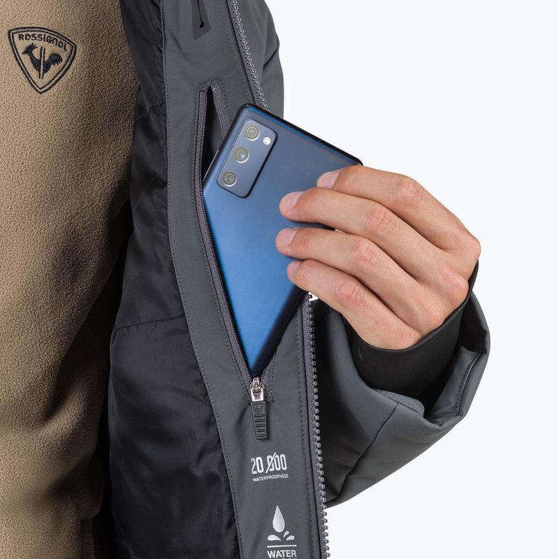 Giacca da sci uomo Rossignol Siz onyx grey 15