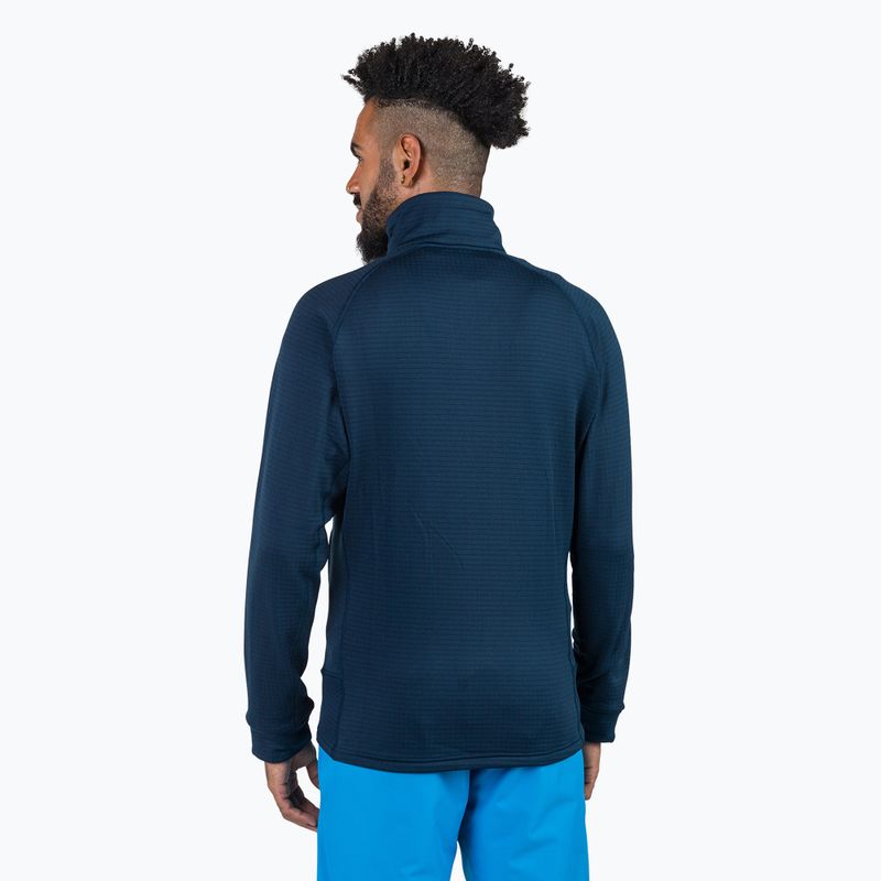 Felpa Rossignol Blackside Fleece Fz da uomo, blu scuro 3