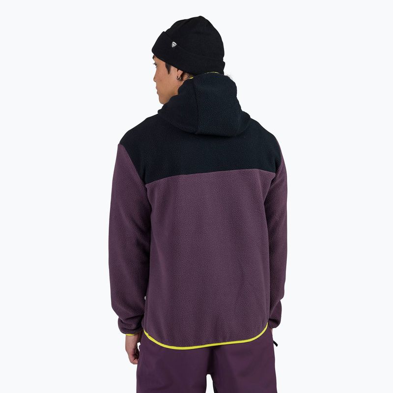 Felpa da uomo Rossignol Alltrack Fleece mulberry 3