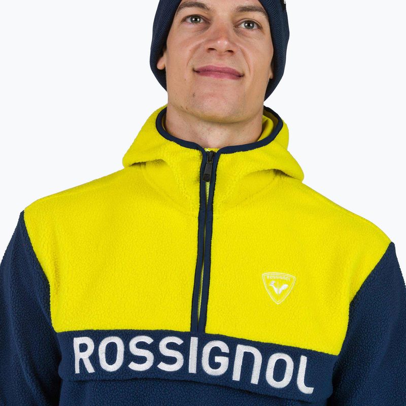 Felpa Rossignol Alltrack Fleece da uomo, blu scuro 5