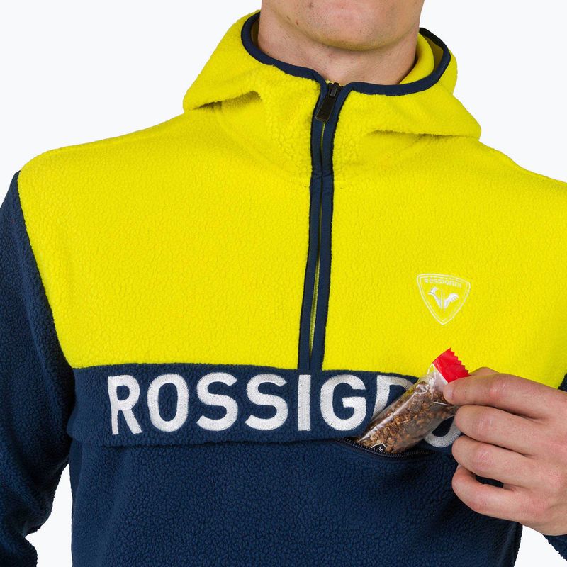 Felpa Rossignol Alltrack Fleece da uomo, blu scuro 6