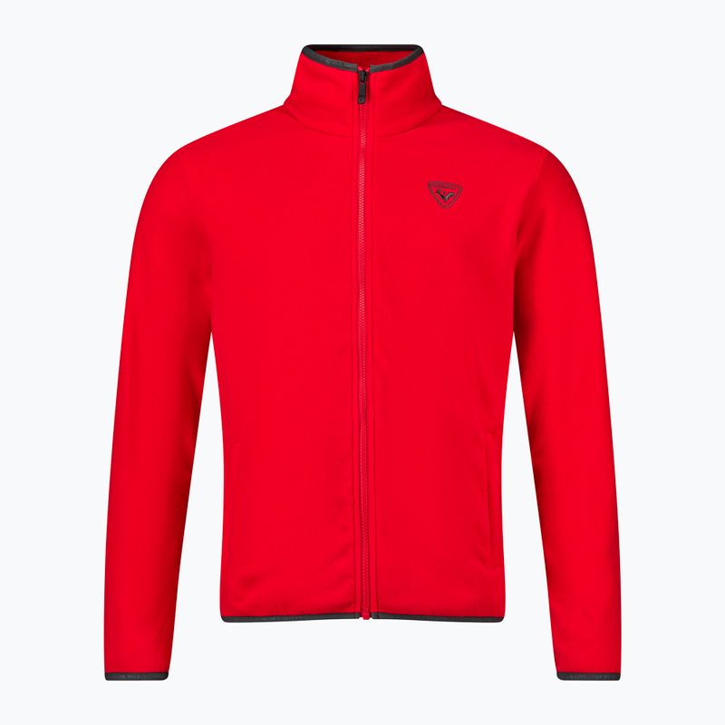 Felpa uomo Rossignol Strawpile Fleece Fz sports red 6