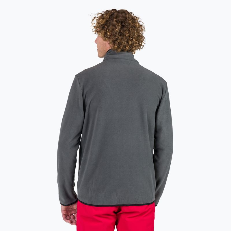 Felpa Rossignol Strawpile Fleece Uomo Hz grigio onice 3