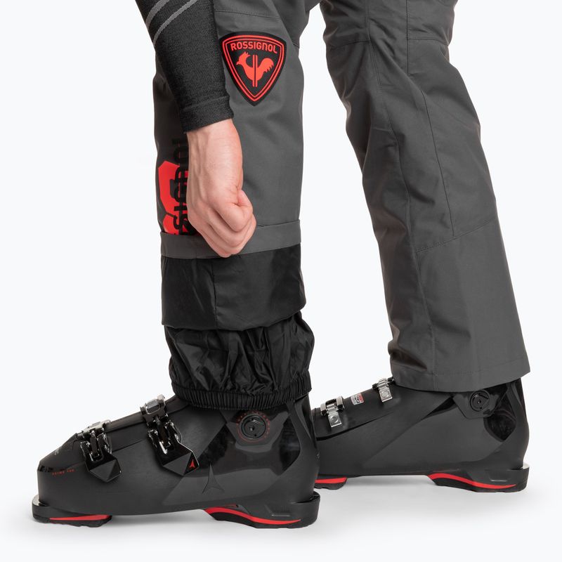 Pantaloni da sci Rossignol Hero Velika da uomo grigio onice 5