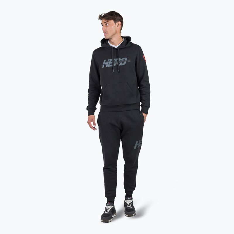 Felpa con cappuccio da uomo Rossignol New Hero nero 2