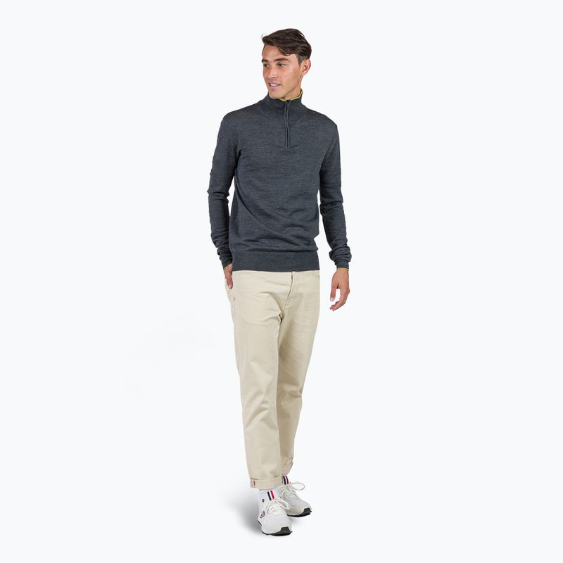 Rossignol Stripe Hz Knit Uomo Nuovo maglione grigio onice 2