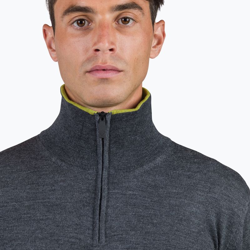 Rossignol Stripe Hz Knit Uomo Nuovo maglione grigio onice 4