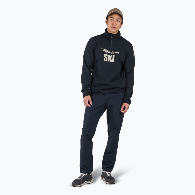 Felpa da uomo Rossignol Signature Ski Hz Fleece nero 2