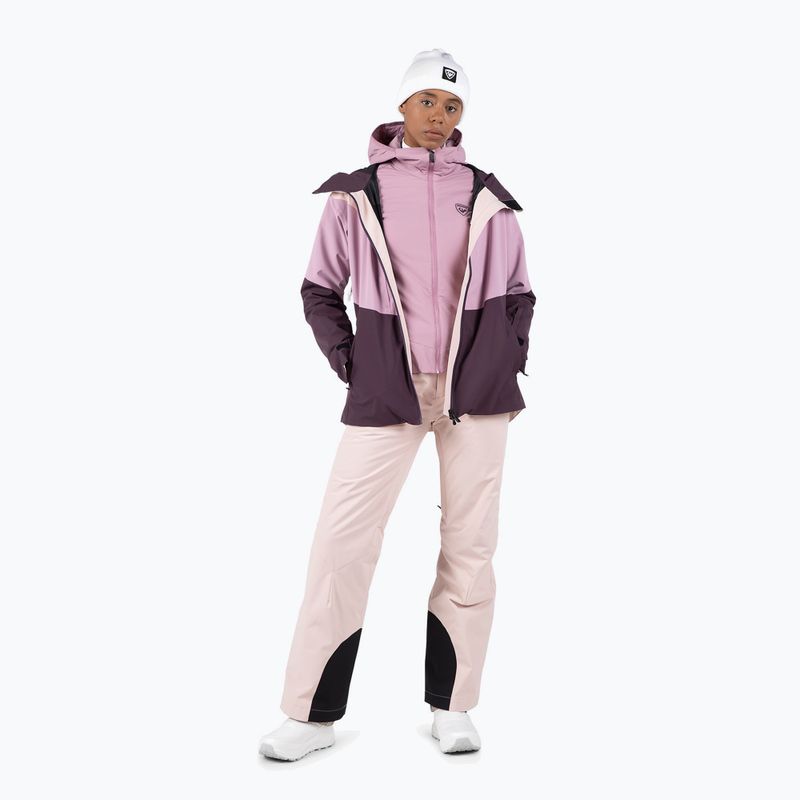 Giacca imbottita da donna Rossignol Opside Hoodie moonlight mauve 2