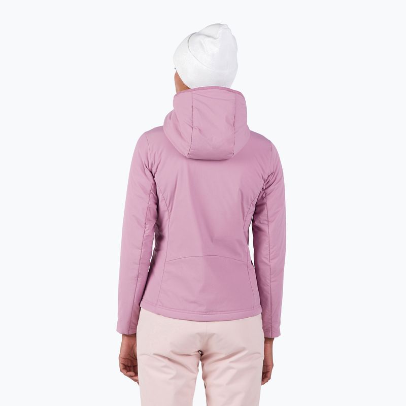Giacca imbottita da donna Rossignol Opside Hoodie moonlight mauve 3