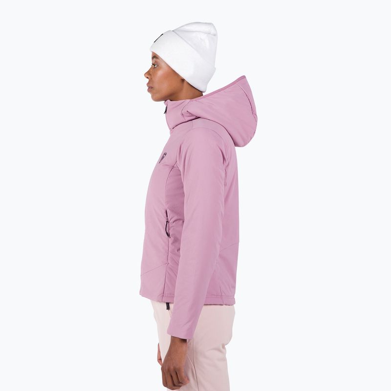 Giacca imbottita da donna Rossignol Opside Hoodie moonlight mauve 4