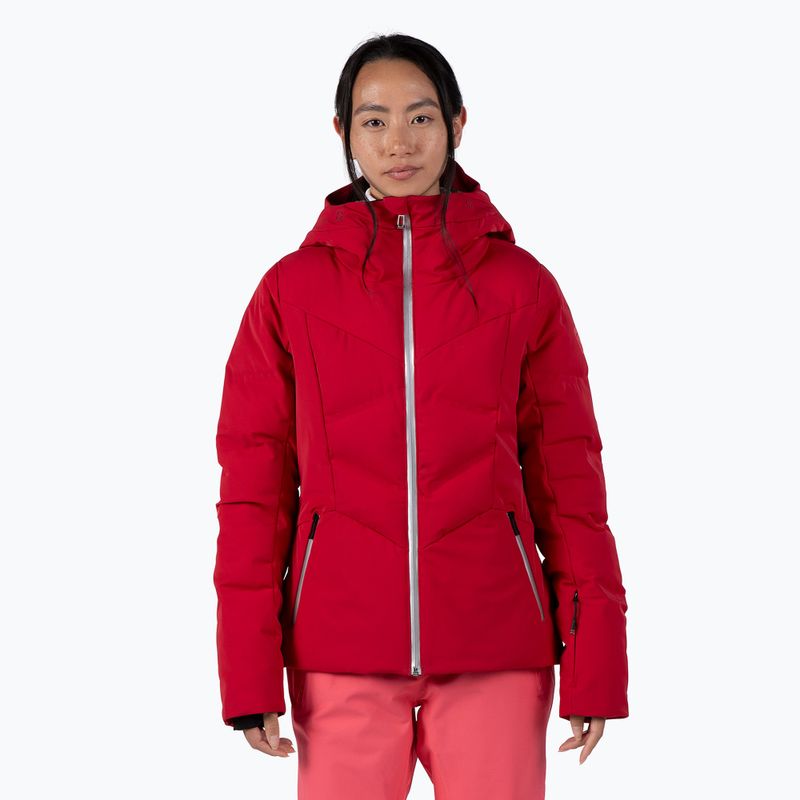 Giacca da sci donna Rossignol Blackside Puffy rosso rubino