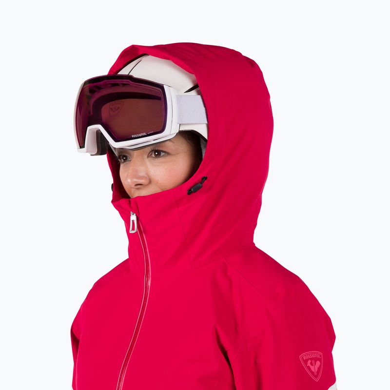 Giacca da sci donna Rossignol Strawpile Jkt ruby red 5