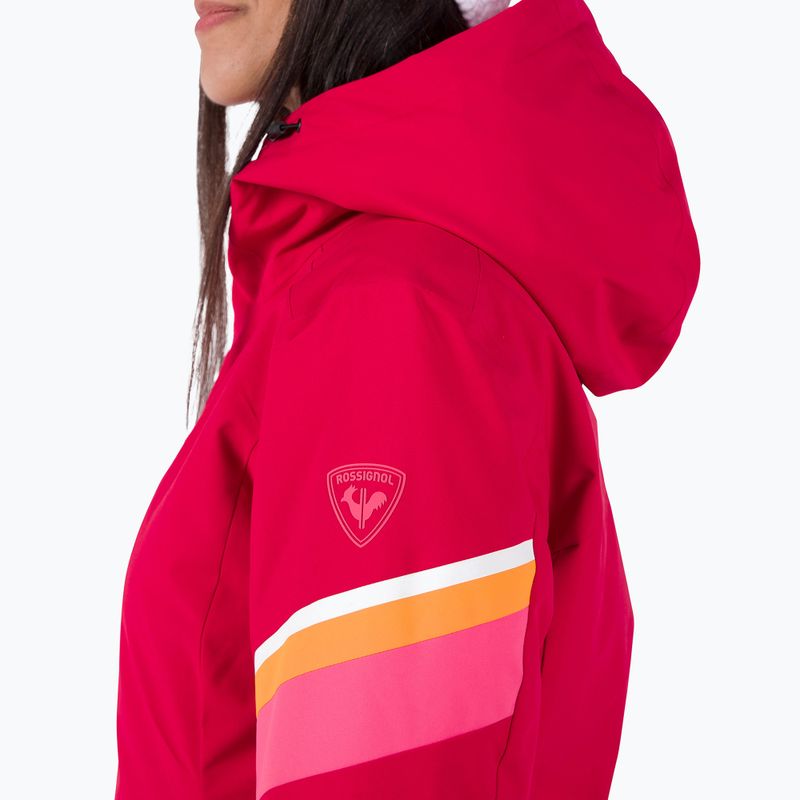Giacca da sci donna Rossignol Strawpile Jkt ruby red 6