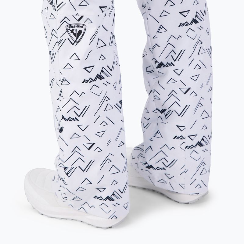 Pantaloni da sci da donna Rossignol Staci Pr bianco 6