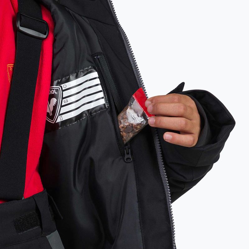Giacca da sci junior Rossignol Strawpile Jr black 12