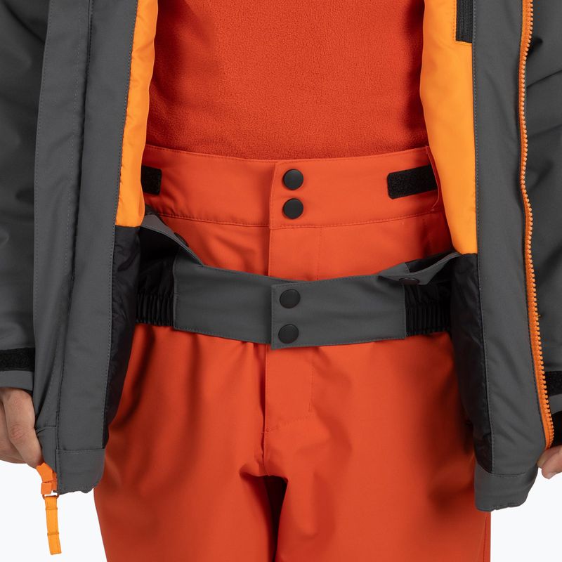 Giacca da sci Rossignol Strawpile Jr da bambino grigio onice 12