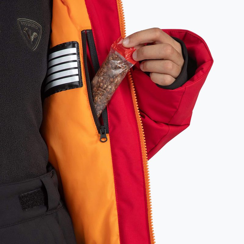 Giacca da sci per bambini Rossignol Strawpile Jr ruby red 10