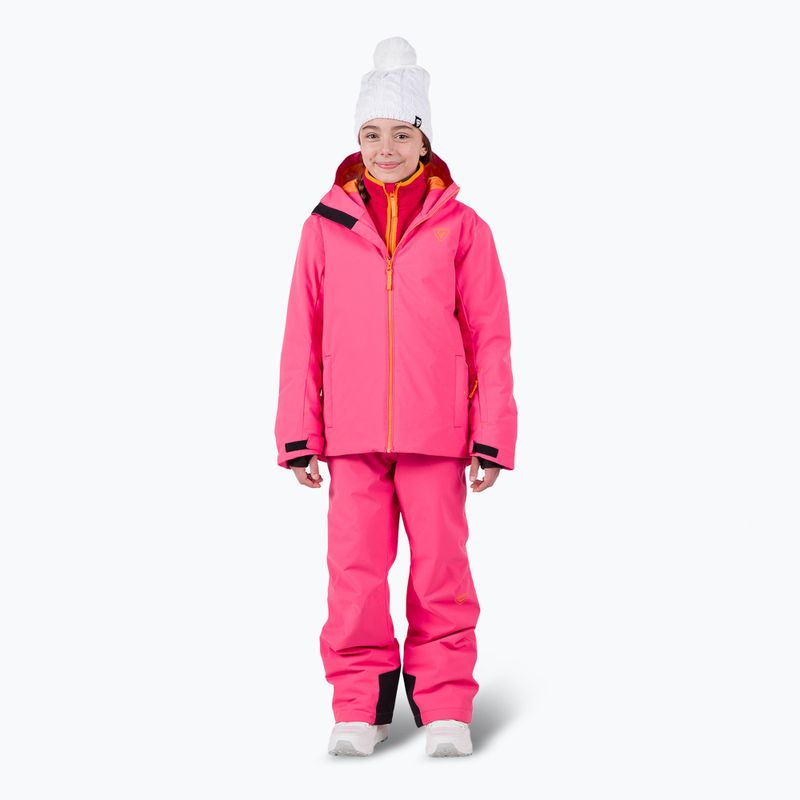 Giacca da sci da bambino Rossignol Jr Strawpile tea rose 2